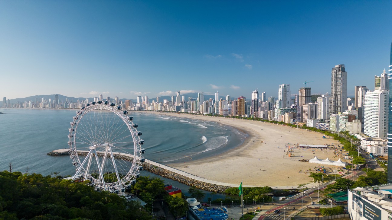 Vista da Roda Gigante, Balneário Camboriú, SC